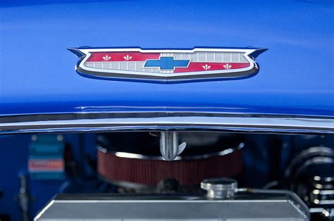 1955 Chevrolet Belair Hood Emblem 4 Photograph By Jill Reger Fine Art