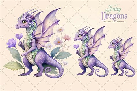 Charming Dragon Palette Cute Baby Dragon Clip Art And Fantasy