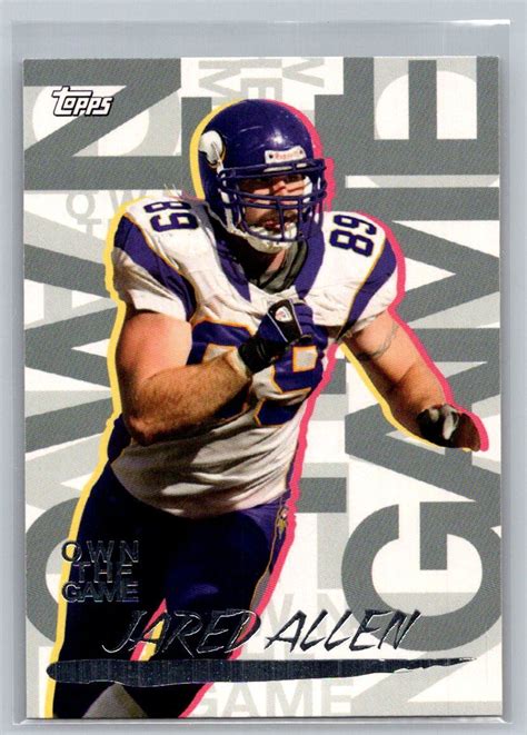 2008 Topps Own The Game OTG JAL Jared Allen Minnesota Vikings Football