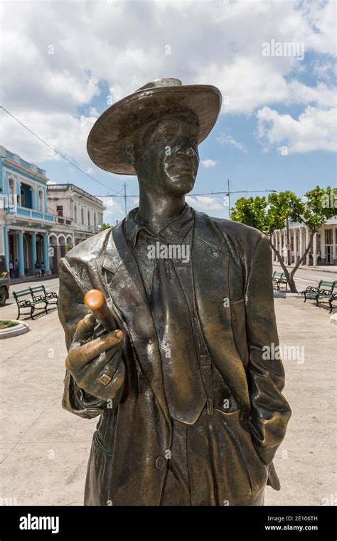 Sculpture Of Benny More Famous Cuban Singer Cienfuegos Cuba Central