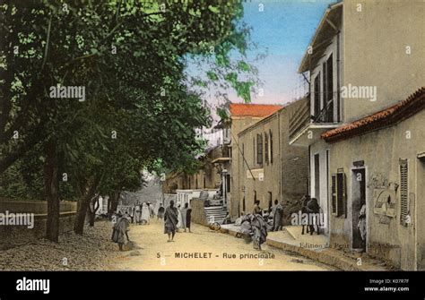 Main Street Michelet Tizi Ouzou Province Algeria Stock Photo Alamy