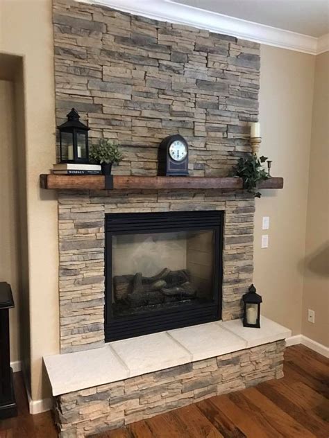12 Stacked Stone Fireplace Ideas For Optimal Coziness