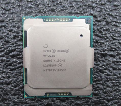 Intel Xeon W 2225 4 10Ghz Quad Core LGA2066 8 25MB CPU P N SRH03