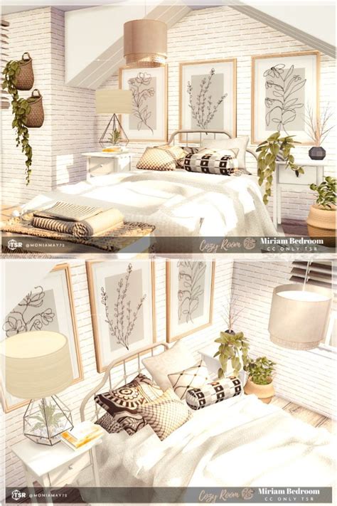 Moniamay72 S Miriam Bedroom CC Only The Sims Resource Sims 4 Bedroom