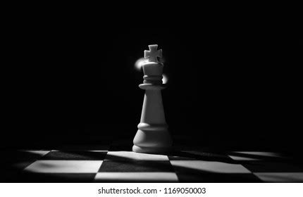 Chess King Checkmate Black While Image Stock Photo 1864229965