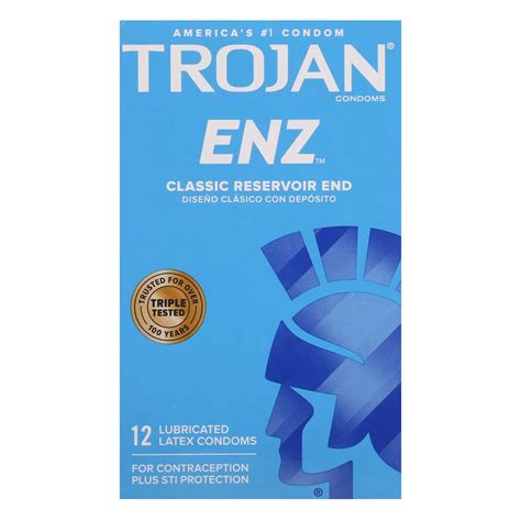 Trojan ENZ Lubricated Condoms - Shop Condoms & contraception at H-E-B