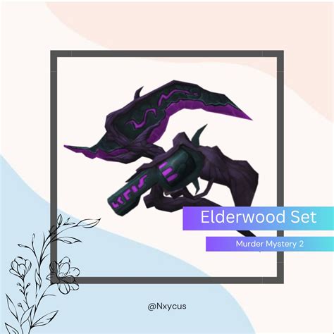 Elderwood Set Roblox Mm2 Video Gaming Gaming Accessories In Game