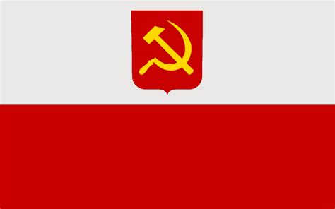 Polish Soviet Socialist Republic Flag R Vexillology