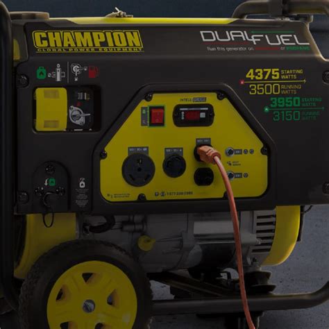 Champion Power Equipment 3500 Watt Dual Fuel Powered Rv Ready Portable