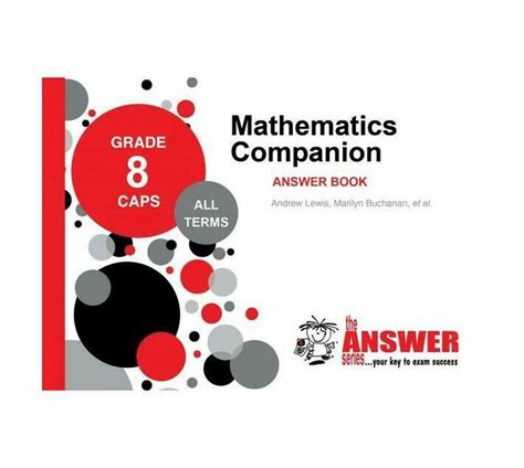 Grade 8 Maths Answer Series Companion Workbooks 1 And 2 Set