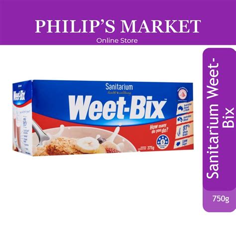 Sanitarium Weet Bix Whole Grain Cereal 750g Shopee Singapore