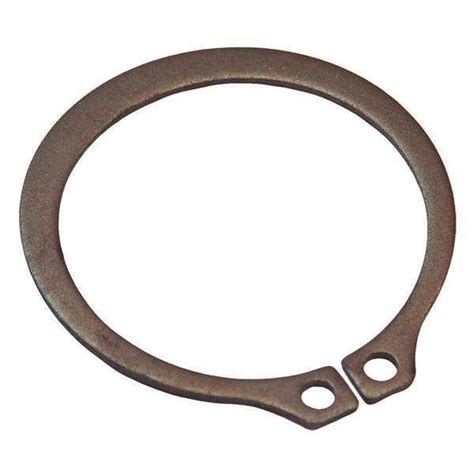 Rotor Clip External Retaining Ring Steel Black Phosphate Finish