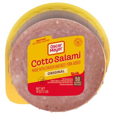 Oscar Mayer Oscar Mayer Cotto Salami Sliced Lunch Meat Oz