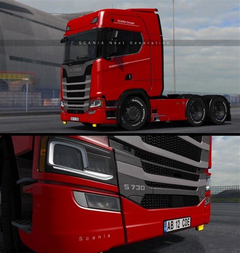 Ets Low Deck Chassis Addon F R New Generation Scania V Addon Scania