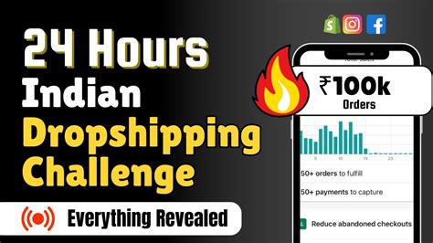 24 Hours Indian Dropshipping Challenge Live Results YouTube