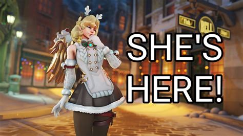 The Arrival Of Jingle Belle Mercy Overwatch 2 Mercy YouTube