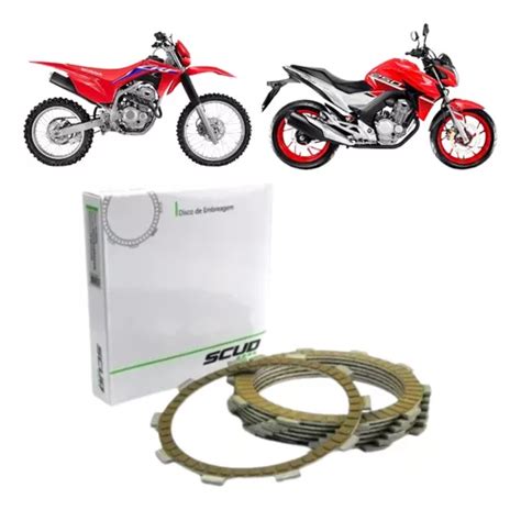 Disco Embreagem Honda Crf F Cb Twister Scud Oferta Mercadolivre