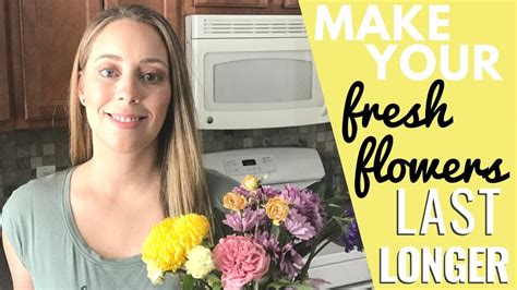 How To Make Flowers Last Longer Keep Cut Flowers Fresh 🌺 Youtube