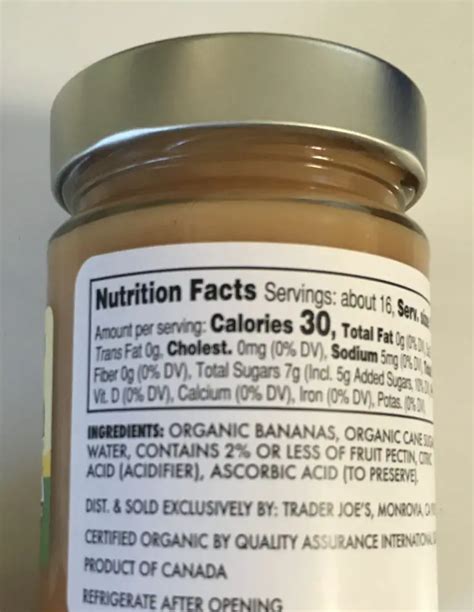 Trader Joe S Banana Spread Organic Fruit Spread Trader Joe S Reviews