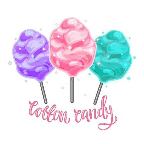 Cotton Candy Vector Art, Icons, and Graphics for Free Download