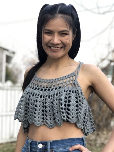 Lace Shell Crocheted Tank Top Pattern Knitcroaddict