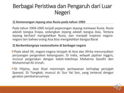 Tumbuh Dan Berkembangnya Semangat Kebangsaan Ppt