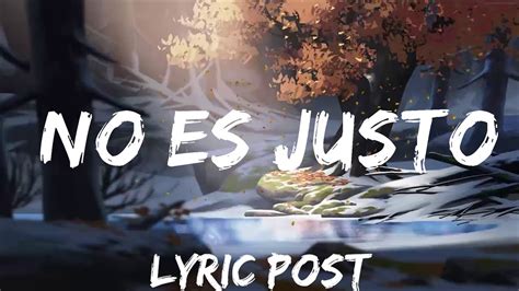 J Balvin Zion Lennox No Es Justo Lyrics Music Is For Me Youtube