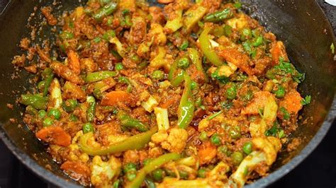 Mix Veg Bhuna Dhaba Style Recipe Spicy Mix Veg Sabji Veg Bhuna