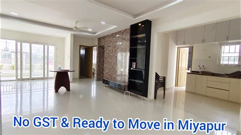 No GST Ready To Move In Miyapur Brand New 2bhk 3bhk 4Bhk Flats For