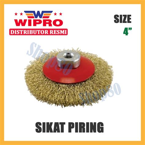 Jual Wipro Sikat Piring Kuningan Kawat Besi Baja Kuning Shopee Indonesia