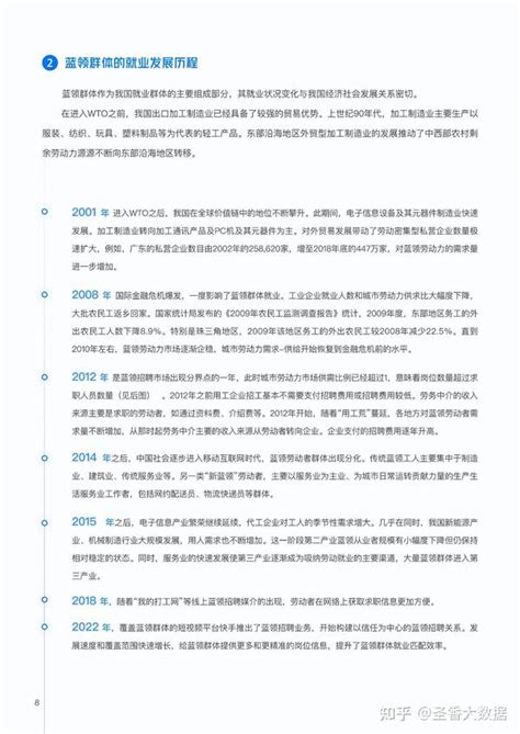 40页中国蓝领群体就业研究报告（2022）附下载 知乎