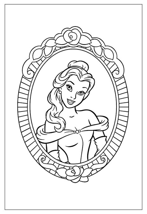 A Bela Ea Fera Para Colorir