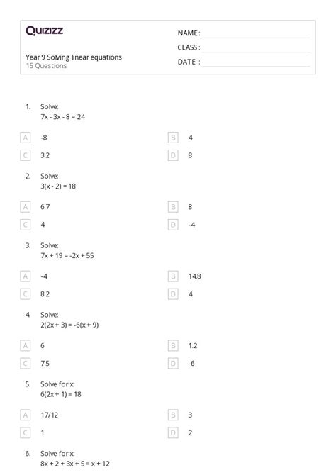 Free Linear Equation Worksheet Download Free Linear Equation Worksheet Png Images Free