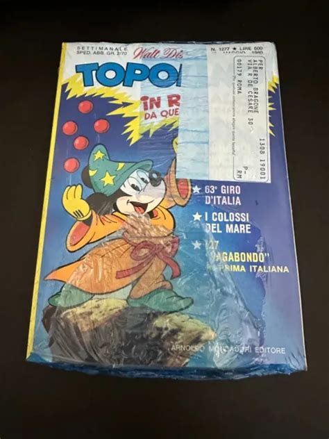 TOPOLINO LIBRETTO 1277 Originale Sigillato Blisterato Di Abbonamento