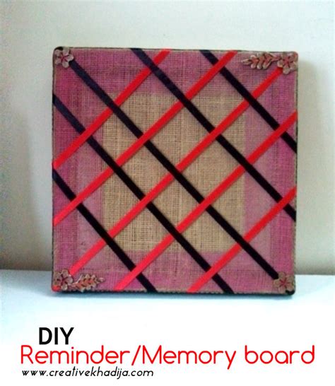 Twine Reminder Memory Board Diy