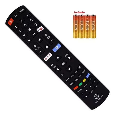 Controle Tv Remoto Todas Philco Smart 4k Netlix Youtube MercadoLivre