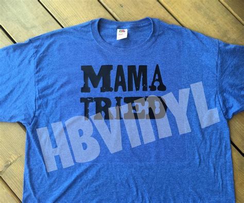 Mama Tried Merle Haggard Song Lyric Country Music Legend Short Sleeve