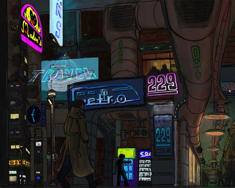 Neon Lights In The Long Darkness By Infantreality On Deviantart