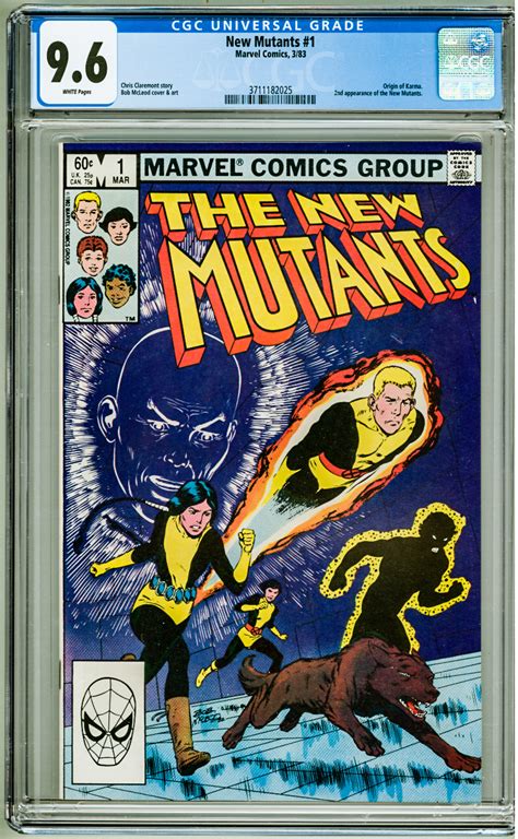 The New Mutants Direct Edition Cgc Nd App Of The New