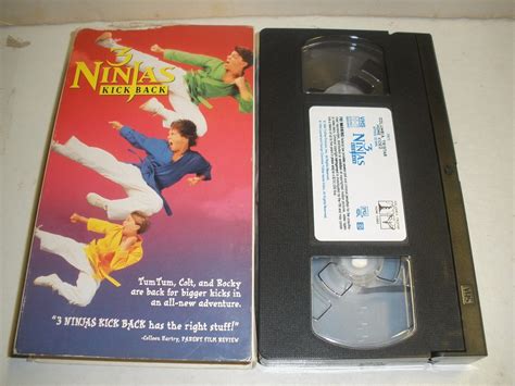 3 Ninjas Kick Back Vhs 1994 Closed Captioned Victor Wong Max