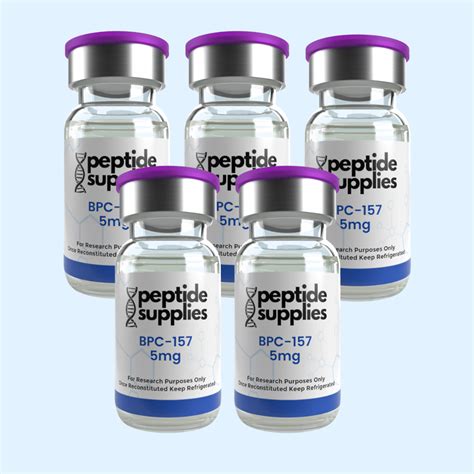 Bpc 157 Bundle 5mg X 5mg Peptide Supplies