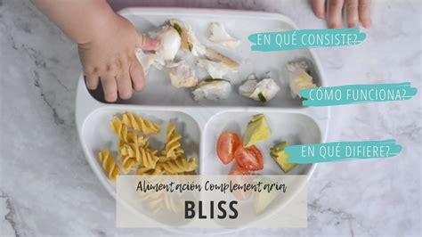 ALIMENTACIÓN COMPLEMENTARIA BLISS YouTube