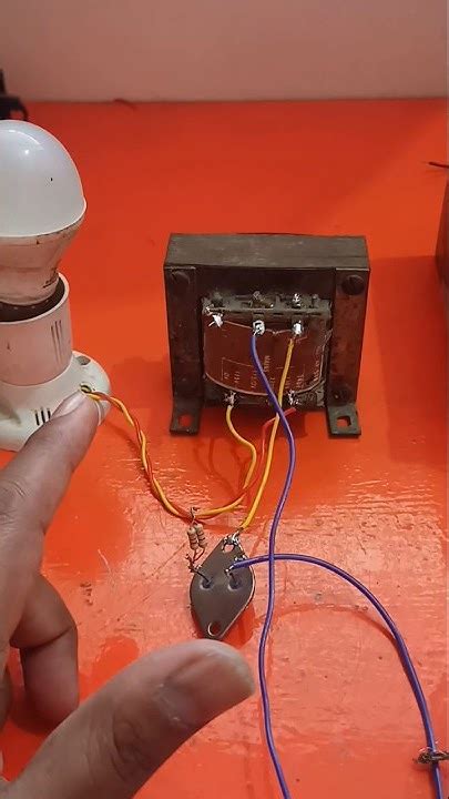 3055 Single Transistor का Simple Inverter Circuit Project 😱 Inverter Transistor Shorts Youtube