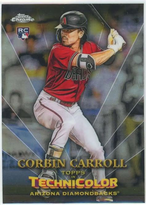 Mlb Topps Chrome Single Card Technicolor Corbin Carroll Tt