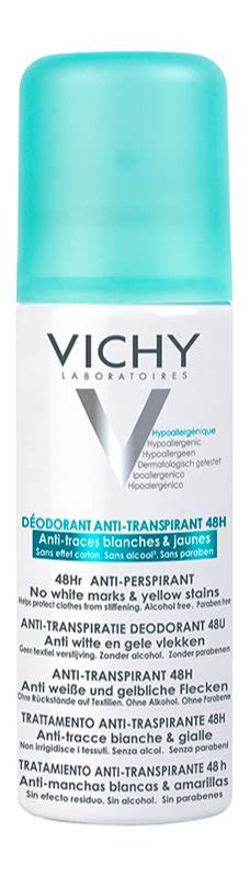 Vichy Deodorant 48h Spray Anti Transpirant Anti Traces Blanches Et