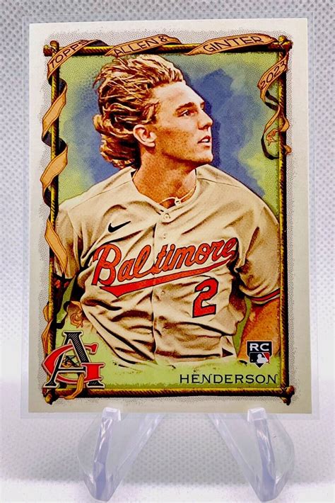 Topps Allen Ginter Gunnar Henderson High Number Sp Rc