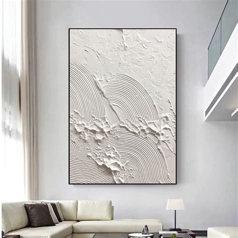 Large Minimalist Painting White Minimalist Painting On Etsy Australia