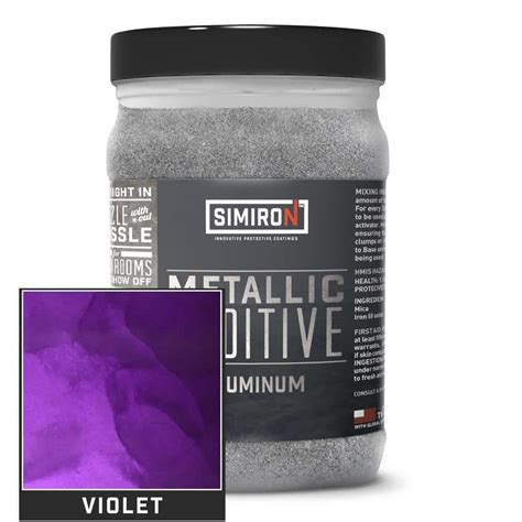 Simiron 32 Oz Violet Metallic Paint And Epoxy Additive For 3 Gal Mix 40003258 The Home Depot