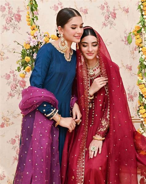 Nikkah Dresses Inspo For Bride And Her Sister Asian Wedding Dress