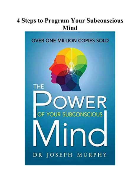 4 steps to program your subconscious mind | PDF 